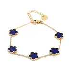 Flower Resin Link Chain Bracelets