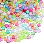 800Pcs 2 Styles Eco-Friendly Transparent Acrylic Beads