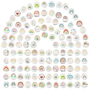 120Pcs Glass Cabochons