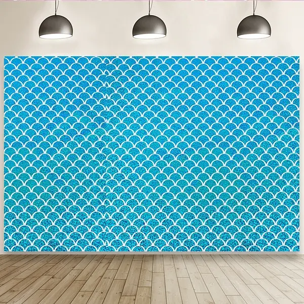 Fishscale Pattern Polyester Fabrics