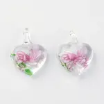 Handmade Luminous Lampwork Pendants