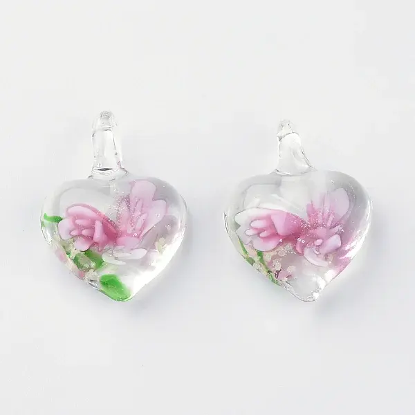 Handmade Luminous Lampwork Pendants