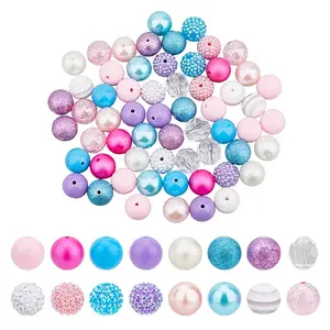 60Pcs Acrylic Beads