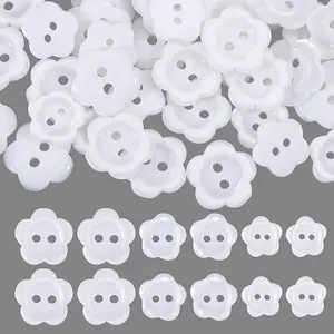 300Pcs 3 Style Resin Buttons