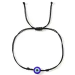 Glass Evil Eye Bead Braided Bracelets