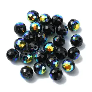 AB Color Plated Glass Beads