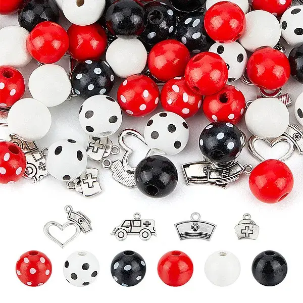 DIY Nurse's Day Theme Jewelry Making Finding Kit