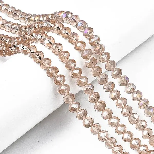 Electroplate Glass Beads Strands