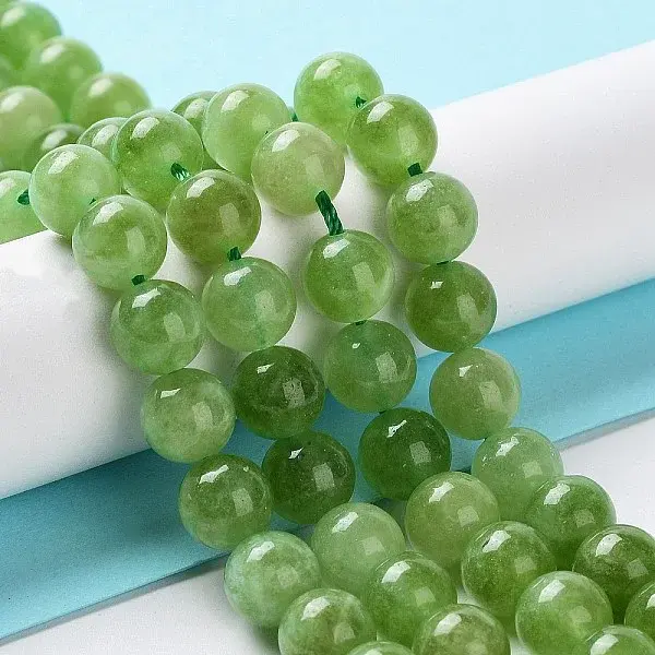 Dyed Natural Malaysia Jade Beads Strands
