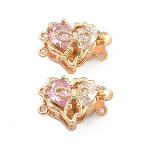 Brass Glass Box Clasps