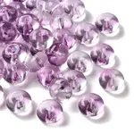 Baking Painted Transparent Glass Beads