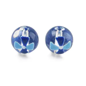 Transparent Glass Enamel Beads
