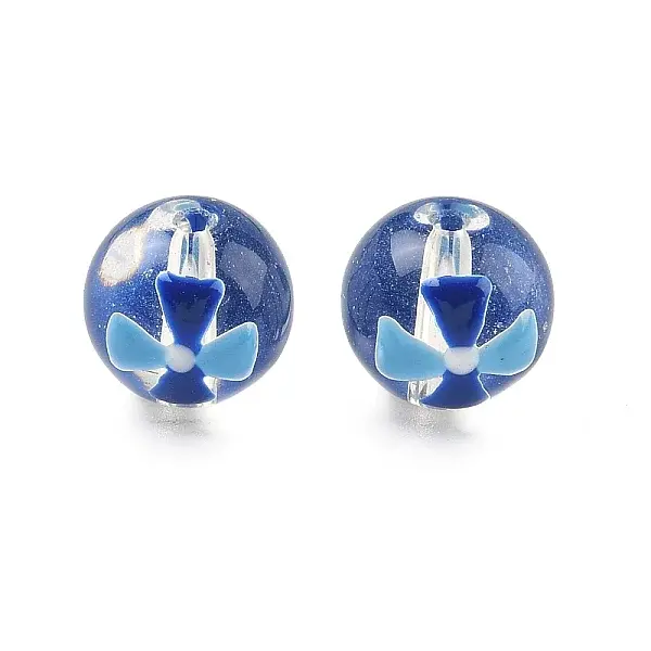 Transparent Glass Enamel Beads