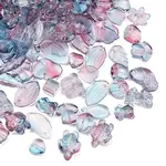 Gradient Color Transparent Glass Beads