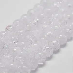 Natural Crackle Quartz Beads Strands