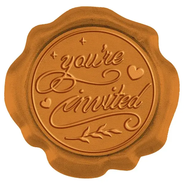 Adhesive Wax Seal Stickers