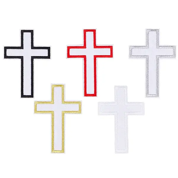 Cross Cloth Embroidery Sew on Appliques