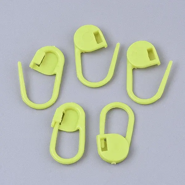 Plastic Knitting Crochet Locking Stitch Markers Holder