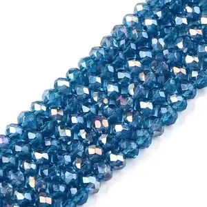 Electroplate Glass Beads Strands