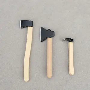 3Pcs Wood Axe Miniature Ornaments