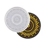 DIY Flat Round Cup Mat Silicone Molds