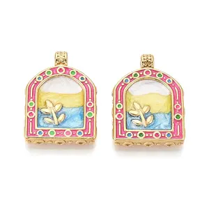 304 Stainless Steel Enamel Pendants