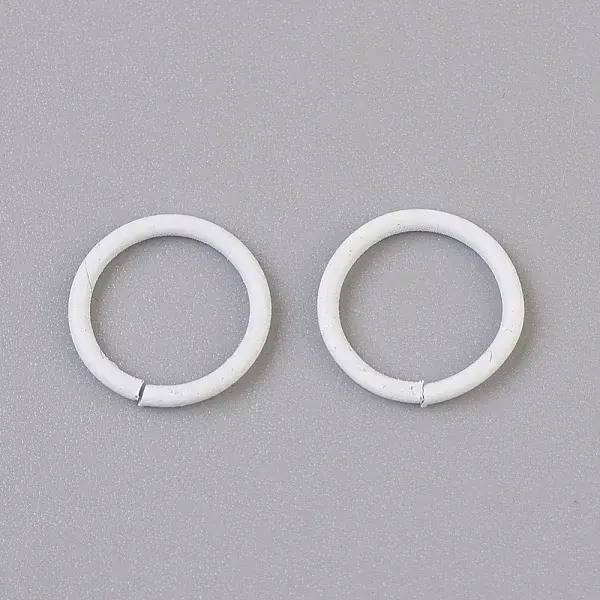 Spray Painted Iron Open Jump Rings