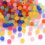 Frosted Transparent Acrylic Beads
