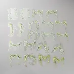 20Pcs Flower PET Decorative Stickers