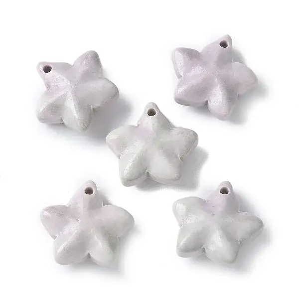 Natural Rainbow Alashan Agate Charms