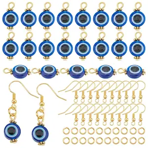 DIY Blue Evil Eye Earring Making Kit