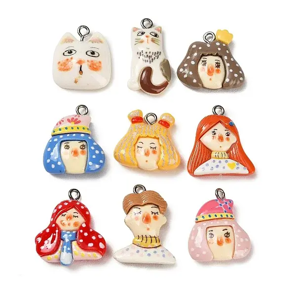 Opaque Resin Pendants