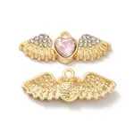 Rack Plating Alloy Rhinestone Charms