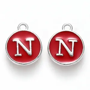 Platinum Plated Alloy Enamel Charms