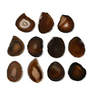 Natural Druzy Agate(Dyed & Heated) Big Pendants