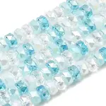 Ombre Effect Electroplate Glass Beads