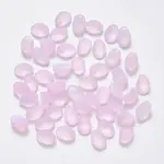 Transparent Spray Painted Glass Charms