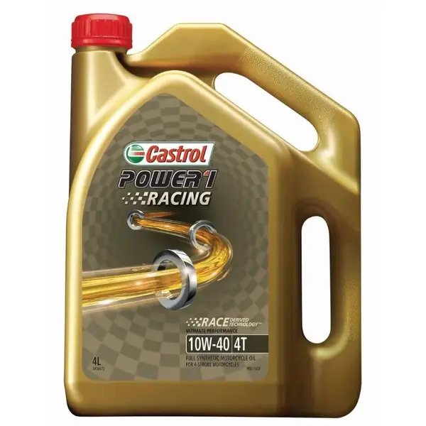Motocyklový olej Castrol POWER1 RACING 4T 10W40 4L