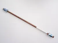QUICK BRAKE Brzdová trubka 4,75 mm, délka 260 mm, s holendry typu F, zapertlovaná, měď/nikl Délka: 960 mm