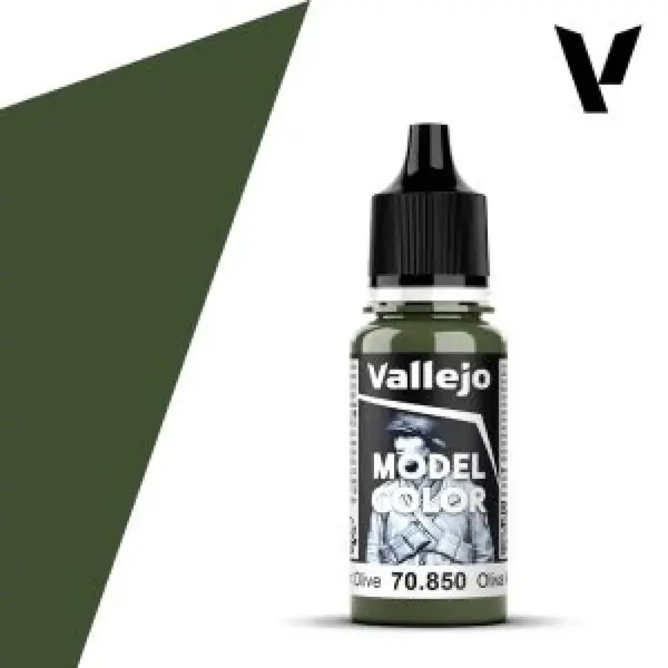 Modelářská barva Vallejo 18ml – 850 Medium Olive