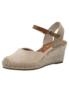 Tamaris Espadrilky  béžová / krémová / hnedá