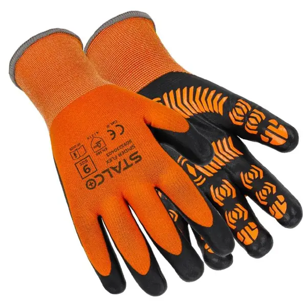 Rukavice nylonové SPIDER FLEX, STALCO, vel. 8