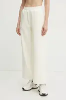 Tepláky PLEIN SPORT dámské, béžová barva, hladké, SAEC WJT2028 STE003N