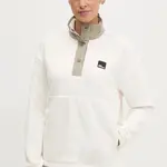 Fleecová mikina Jack Wolfskin Sumetro béžová barva, A64110