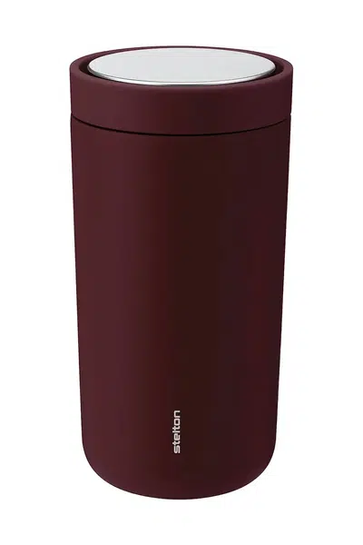 Termohrnek Stelton To Go Click 200 ml vínová barva