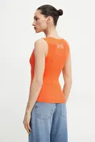 Hedvábný top Pinko oranžová barva, 104808 A1KW