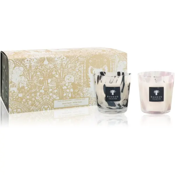 Baobab Collection Pearls Candle Duo dárková sada