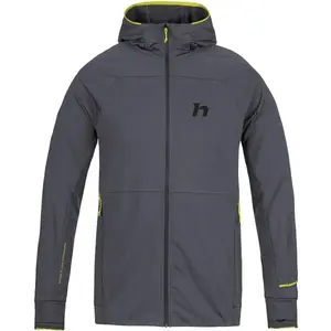 Hannah ETHAN HOODY Pánská funkční mikina, tmavě šedá, velikost