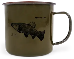 Korum hrneček classic enamel mug tench 330 ml lín