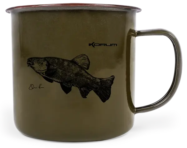 Korum hrneček classic enamel mug tench 330 ml lín